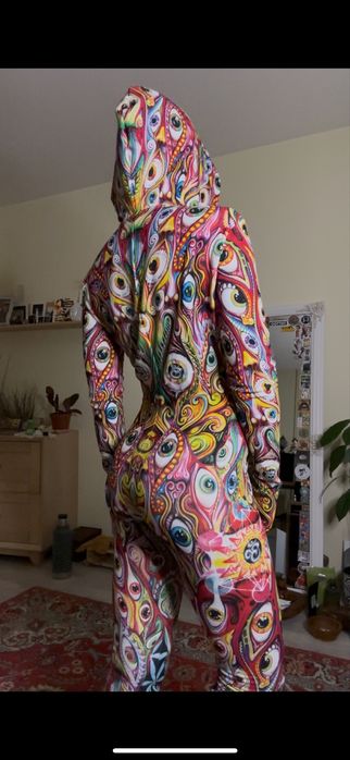 теплий комбінезон спортивний на флісі з капюшоном М