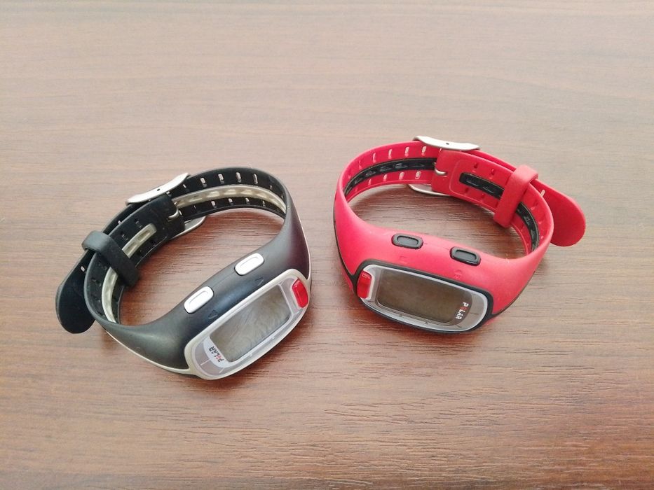 Polar RS200  2 Partnerskie Zegarki Czerwony Czarny  Fitness Uniseks