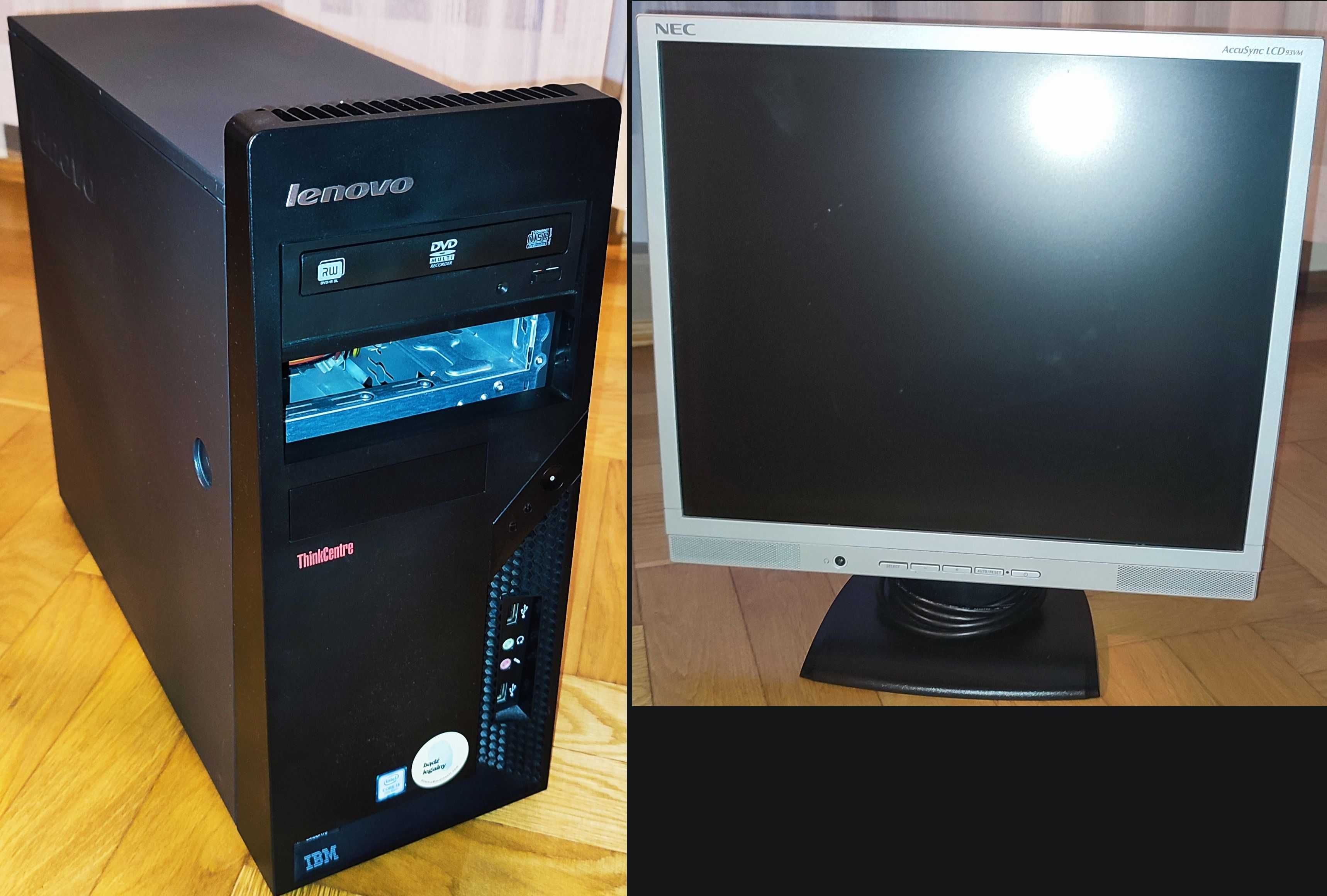 Zestaw PC z drukarką ML-2010, monitorem LCD 19" i Win10.