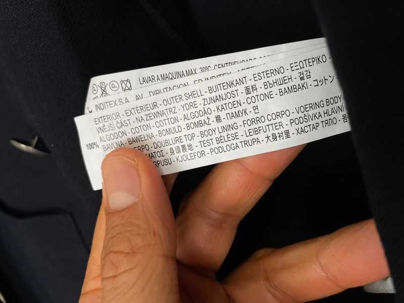 Męska marynarka dwurzędowa, bez podszewki, lekka bawełna