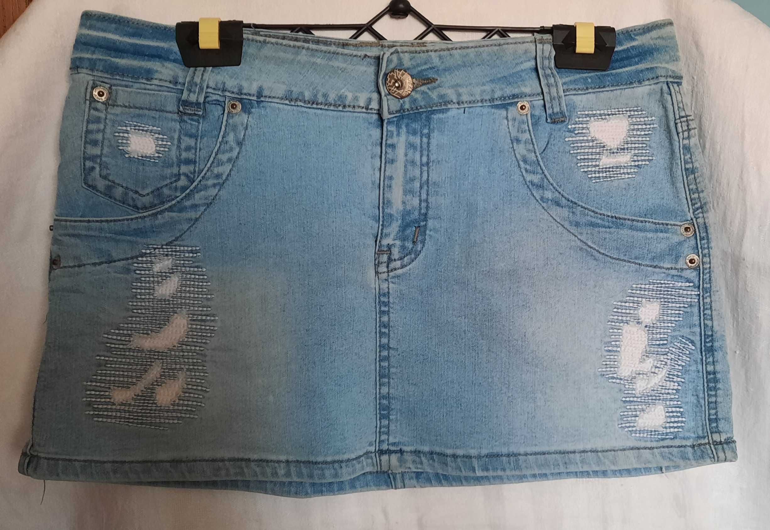 Spódniczka mini z dżinsu