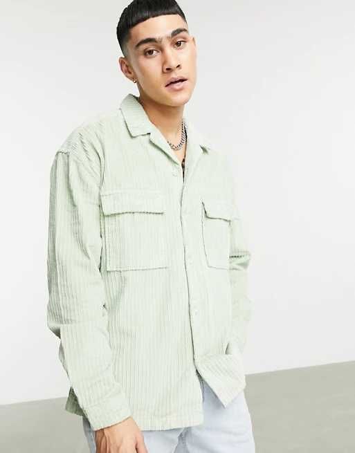 Нова вельветова сорочка ASOS Design, розмір S (44–46)