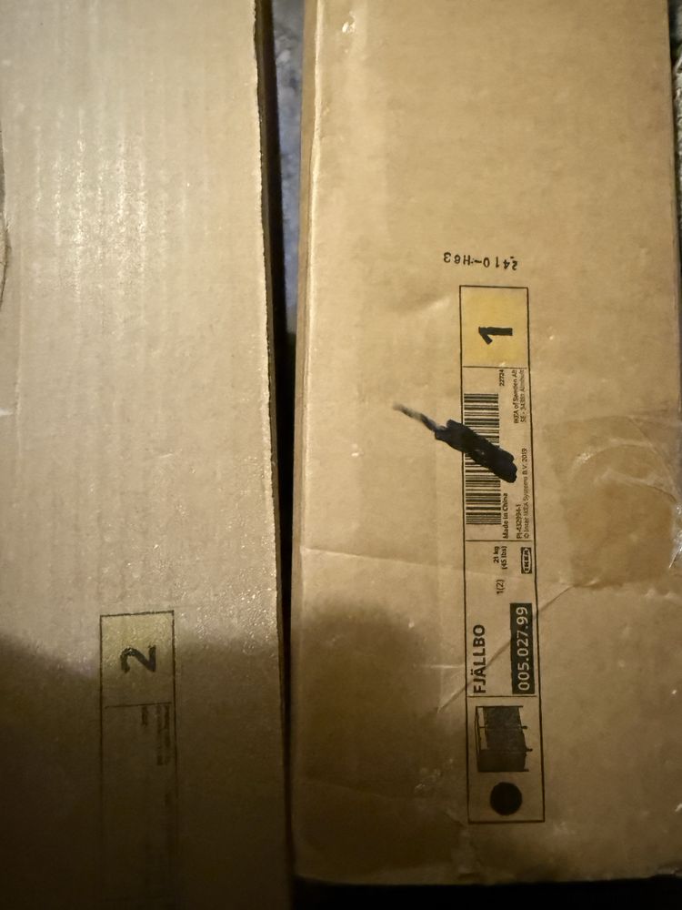 Kredens czarny Ikea
