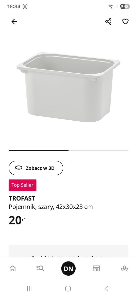 Ikea regał trofast NOWY