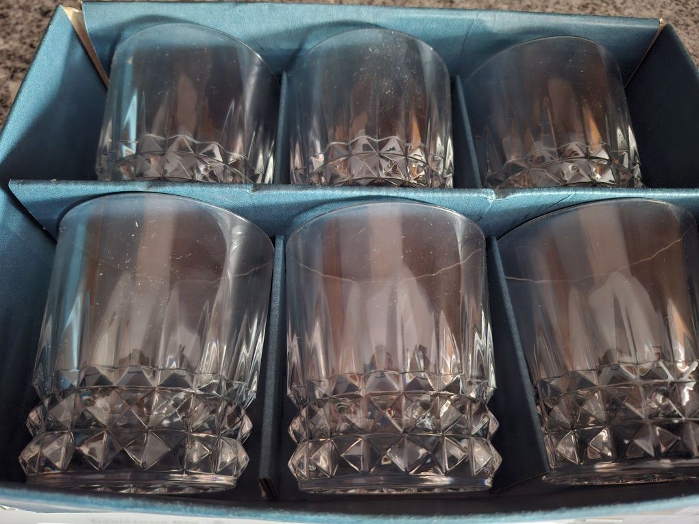 Conjunto de copos de Whisky Cristal d'Arques