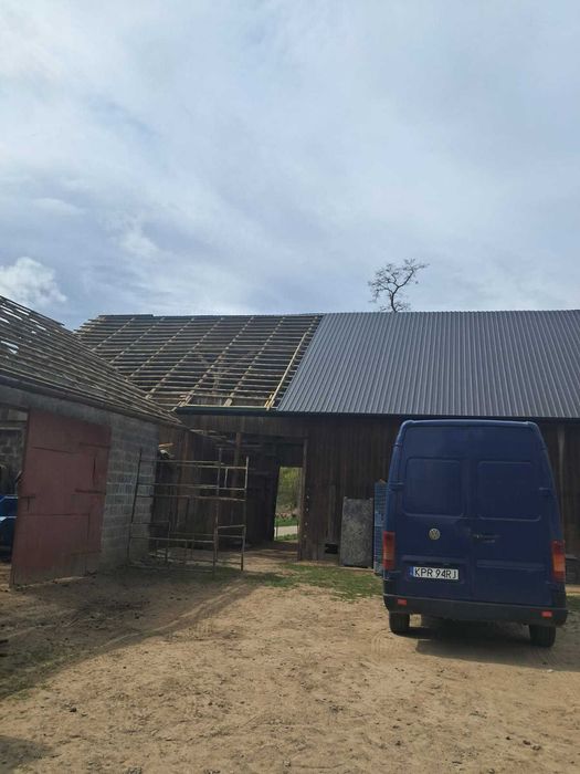 Usługi dekarskie, krycie papa i docieplenia.