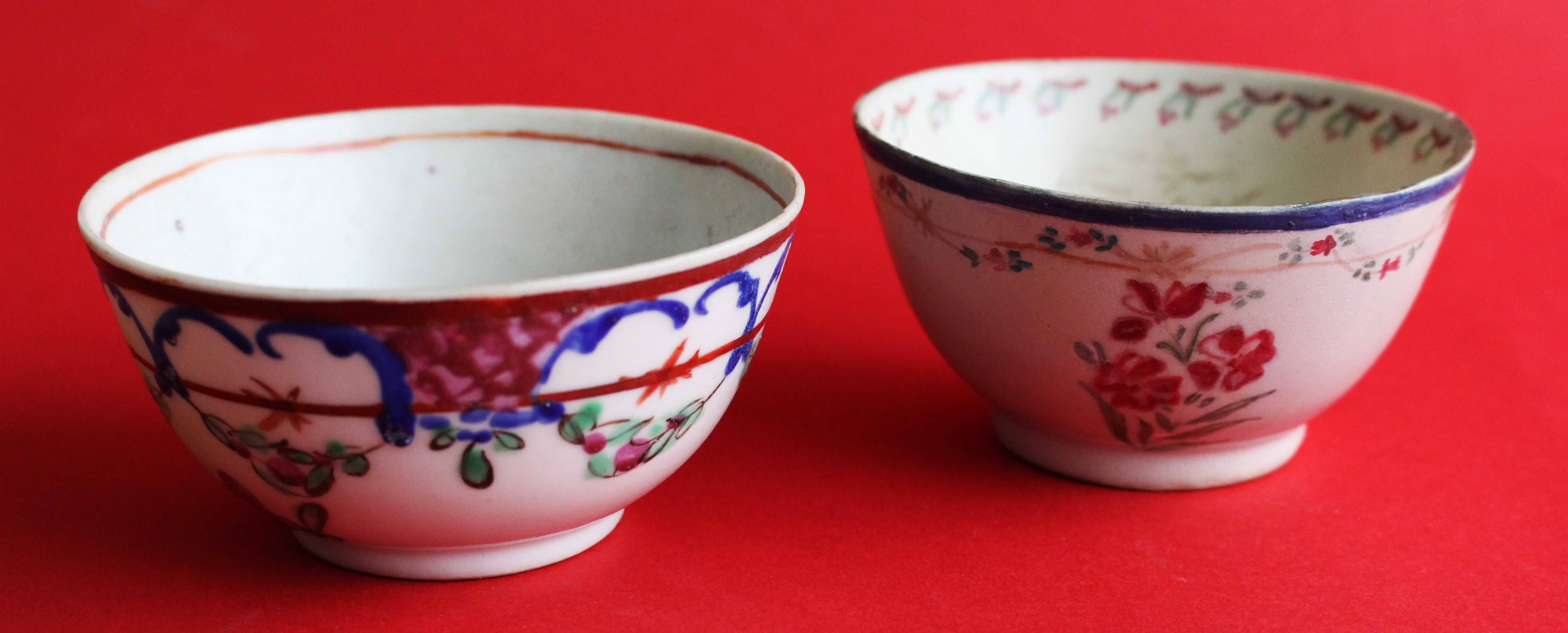 Duas taças porcelana da China COMPANHIA DAS ÍNDIAS (Restauros)
