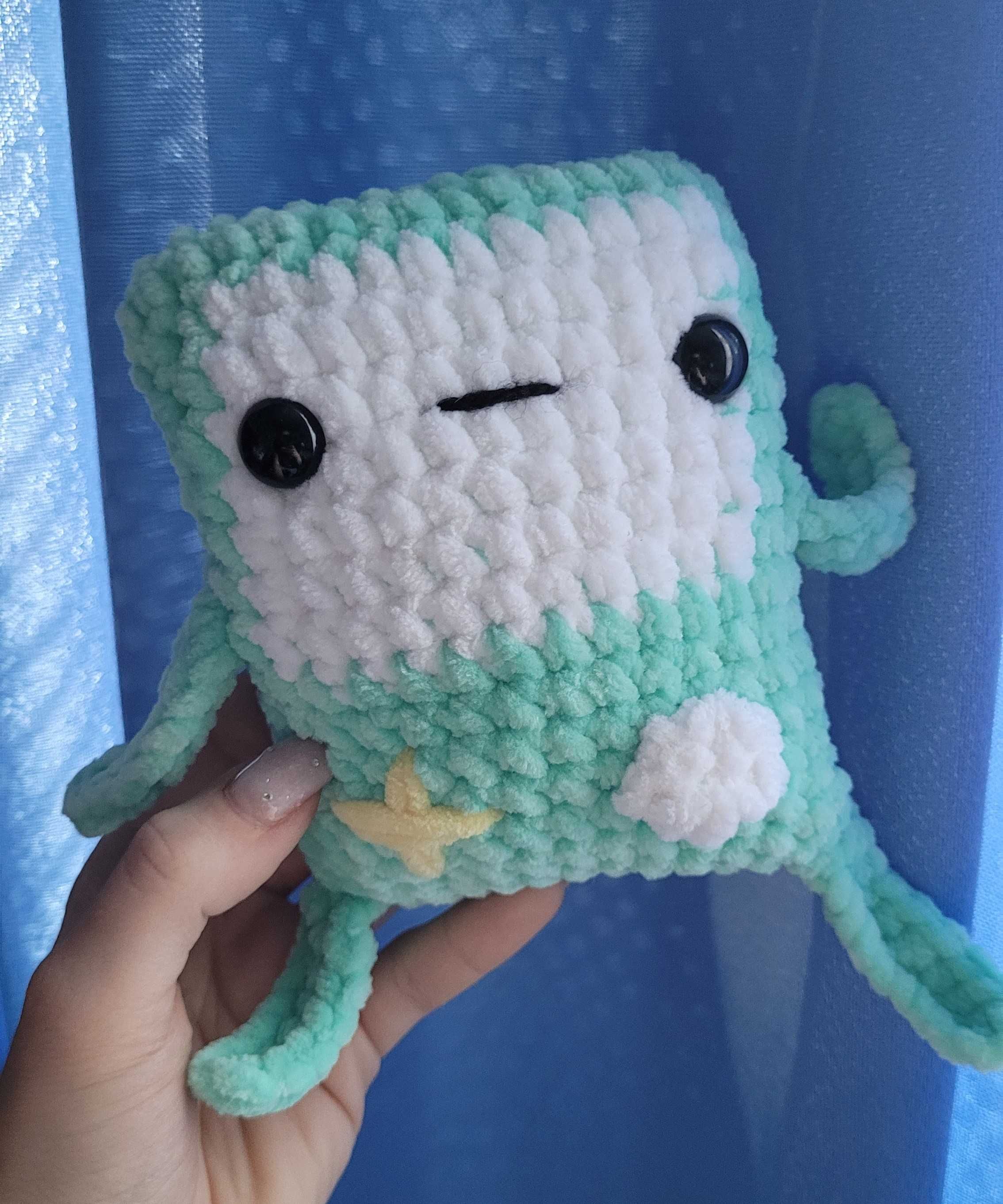 BMO, Pluszak Gra BMO, Maskotka, BMO Zabawka pluszowa, Szydełko