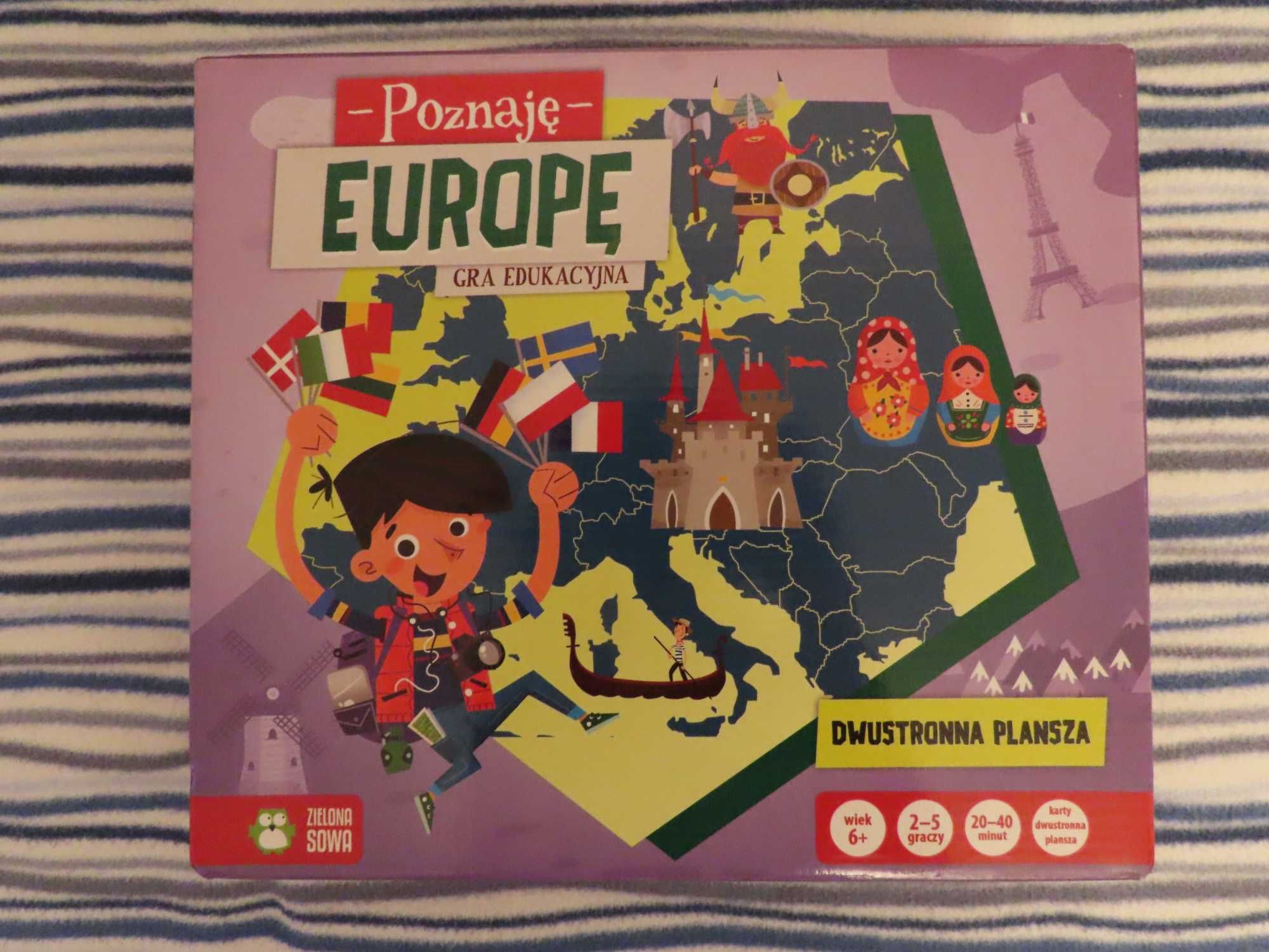 Gra edukacyjna - Poznaję Europę