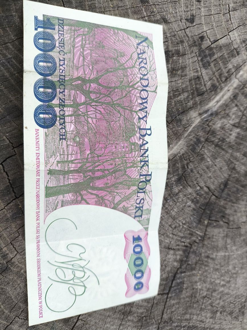 Banknot 10000 Wysypiański . Seria DB