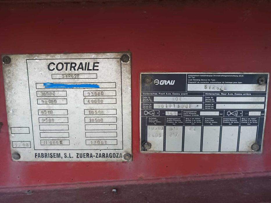 Semi Reboque Basculante Cotraile SVR62E