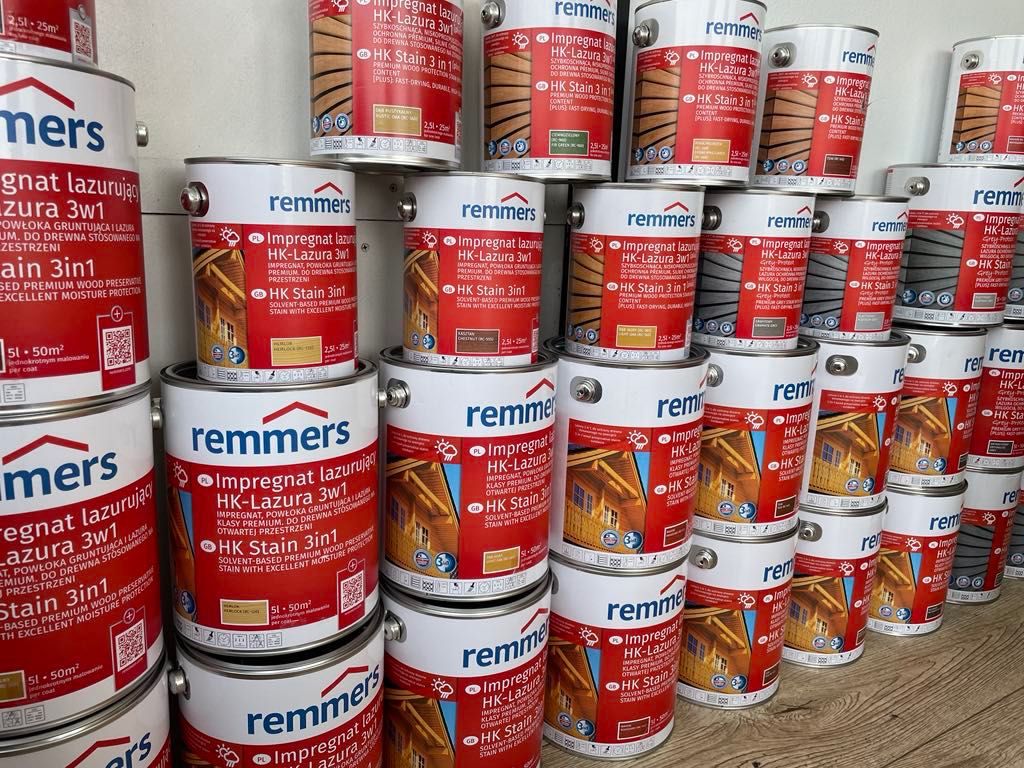 Remmers HK-Lazura impregnat 3w1 2,5L/ różne kolory