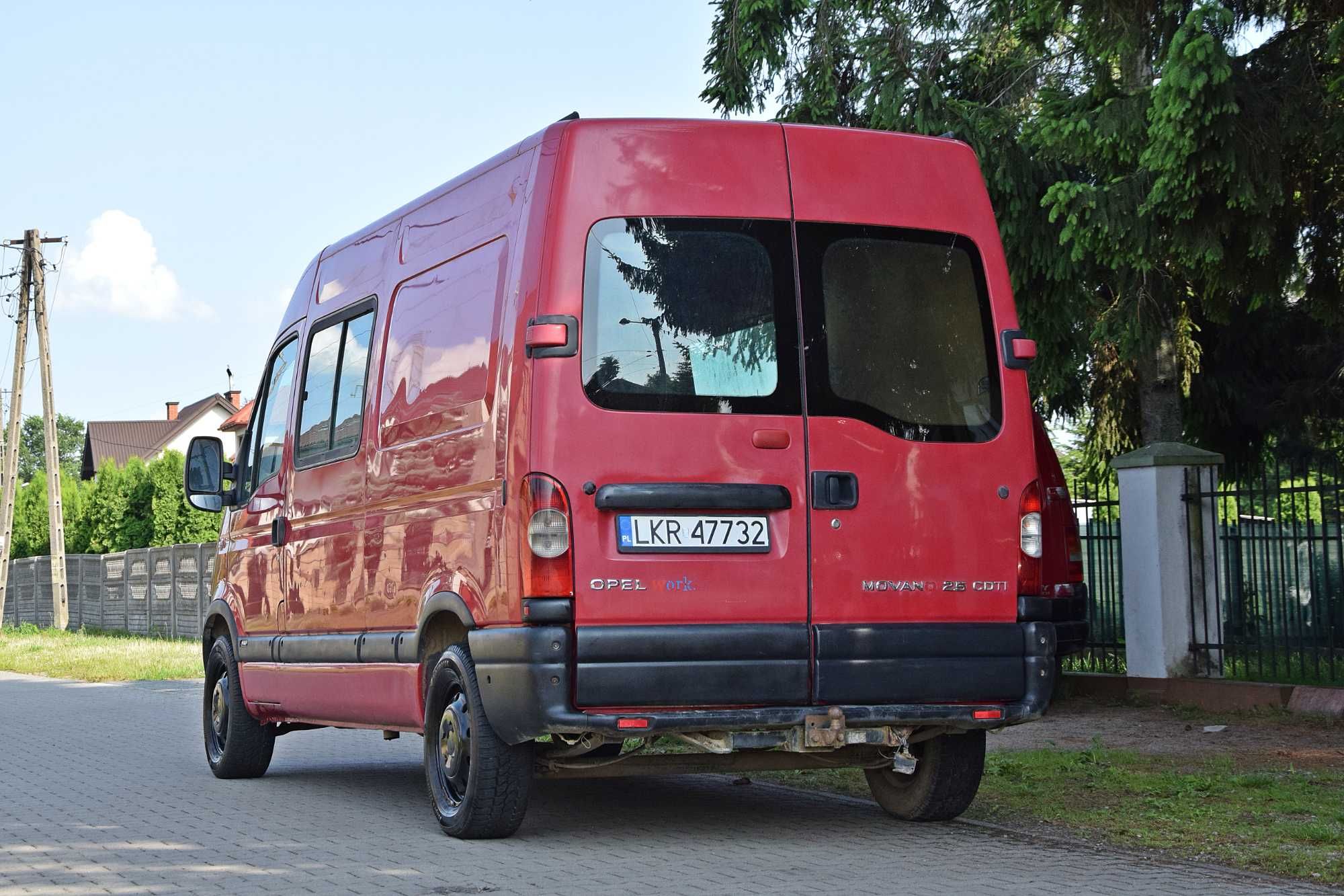 OPEL MOVANO 2.5 CDTI 115KM L2H2 Blaszak Klimatyzacja Hak 2004 ROK!
