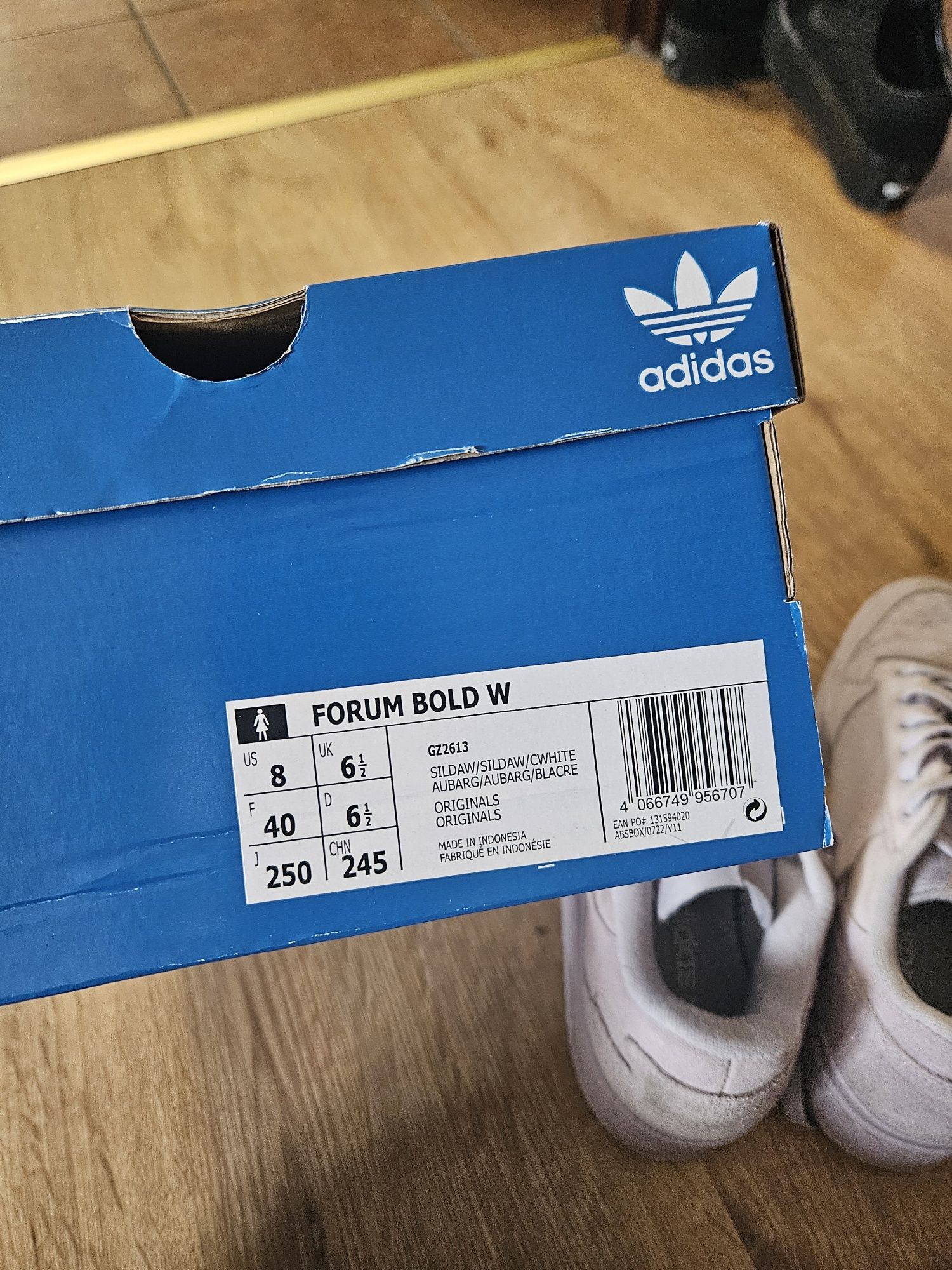 Buty Adidas forum bold w fiolet rozmiar 40