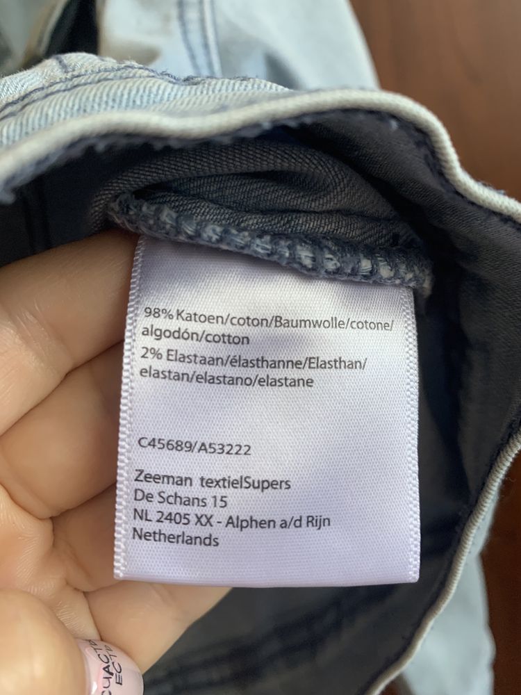 Джинсовый пиджак 110-116