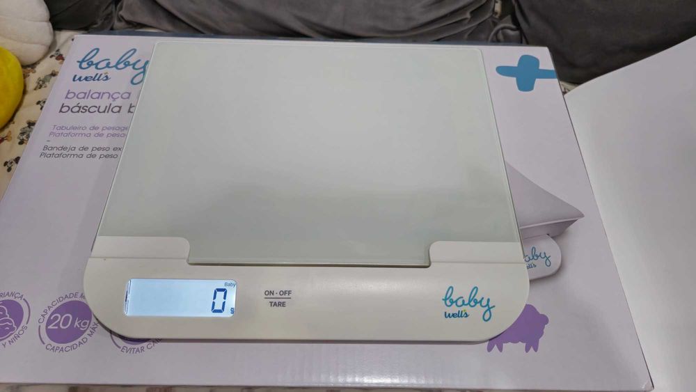 Balança bebé e aqueceder biberão e alimentos