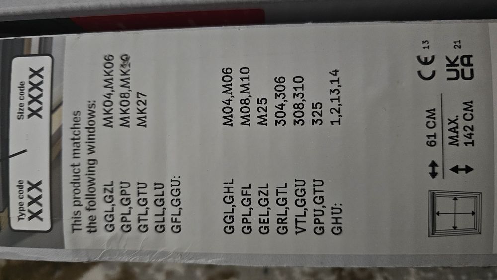 Roleta okienna Velux