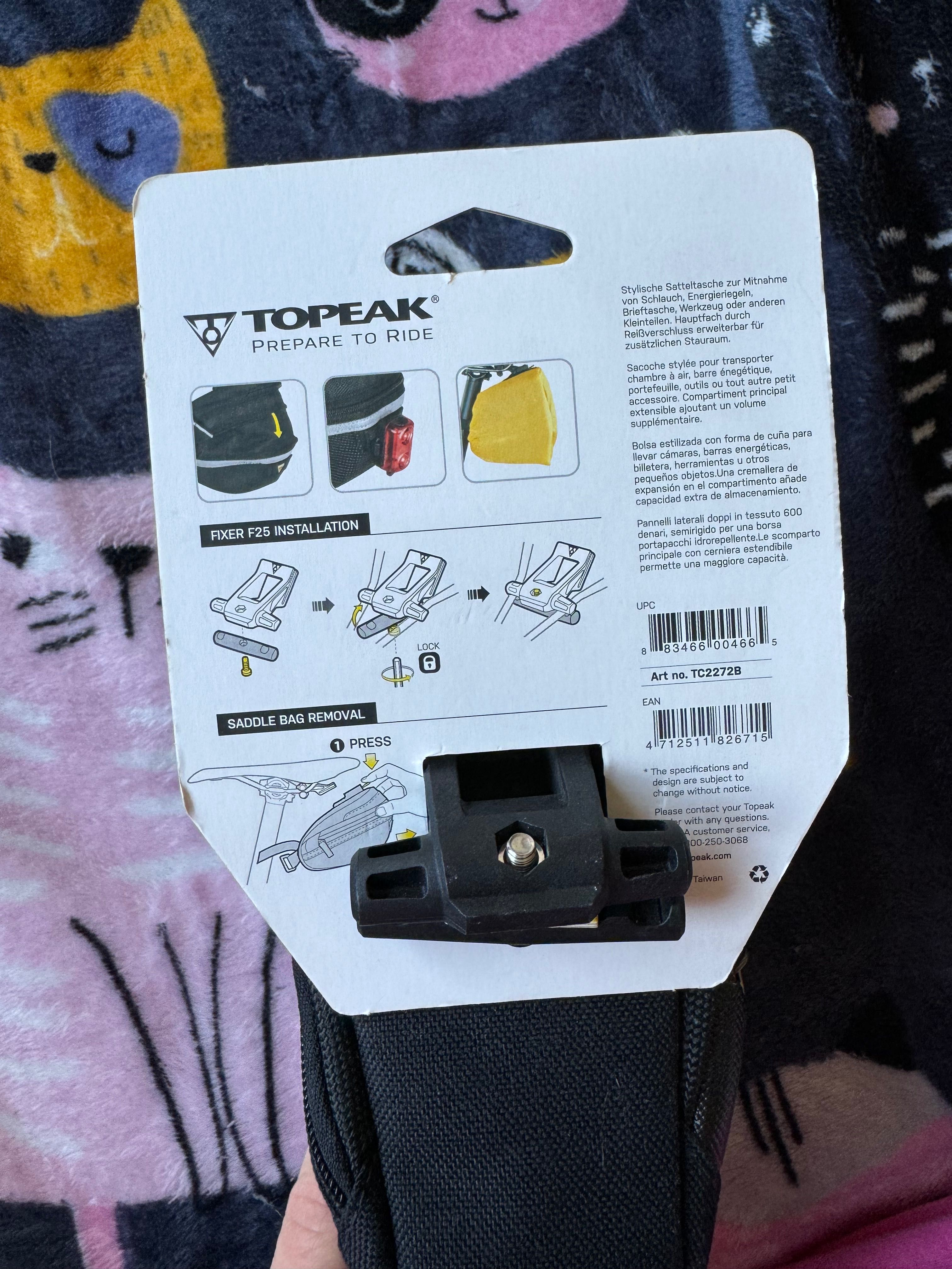 Torba podsiodłowa TOPEAK WEDGE PACK II M