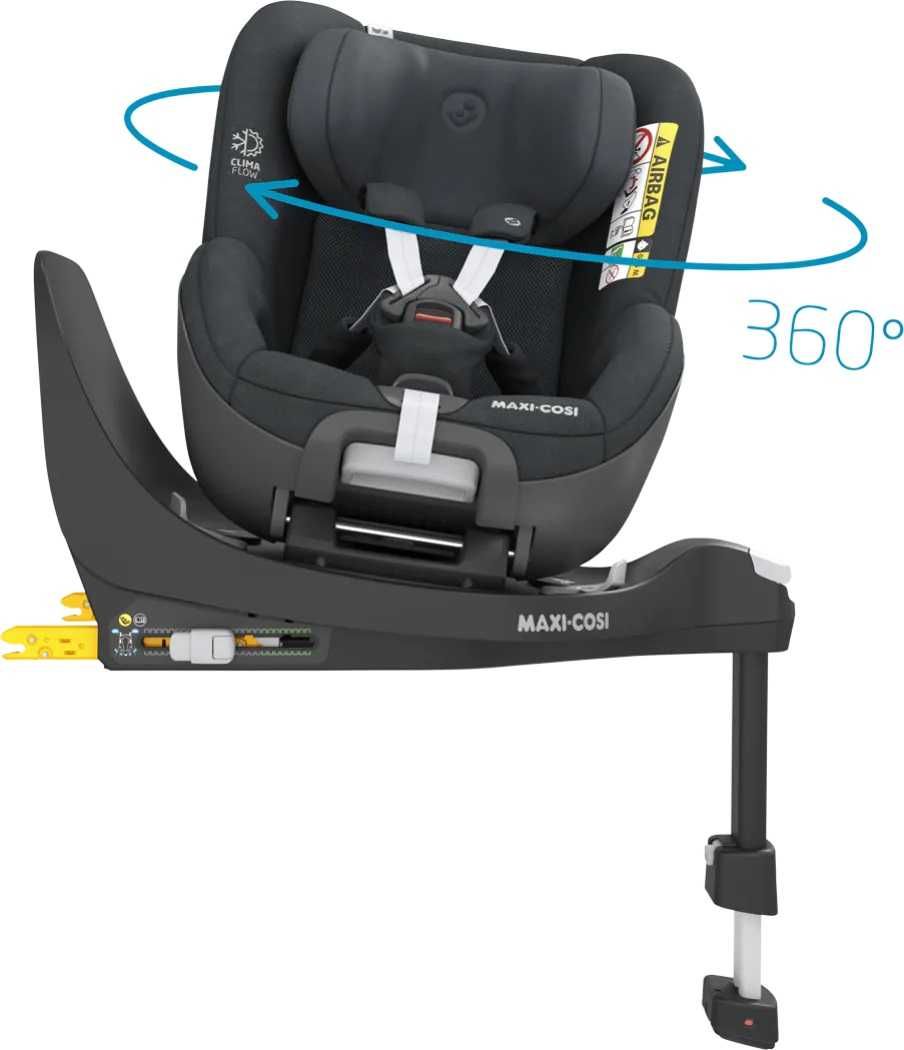 Fotelik Maxi Cosi Pearl 360 Graphite/Nowy/Gwarancja/24h