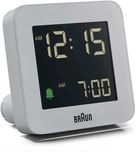 Braun Cyfrowy budzik z drzemką, Szary model BC09G