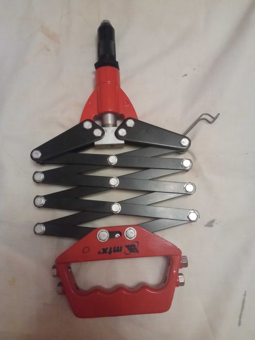 Заклепочник 800 мм, "Гармошка",  заклепки 2,4-3,2-4,0-4,8 мм MTX