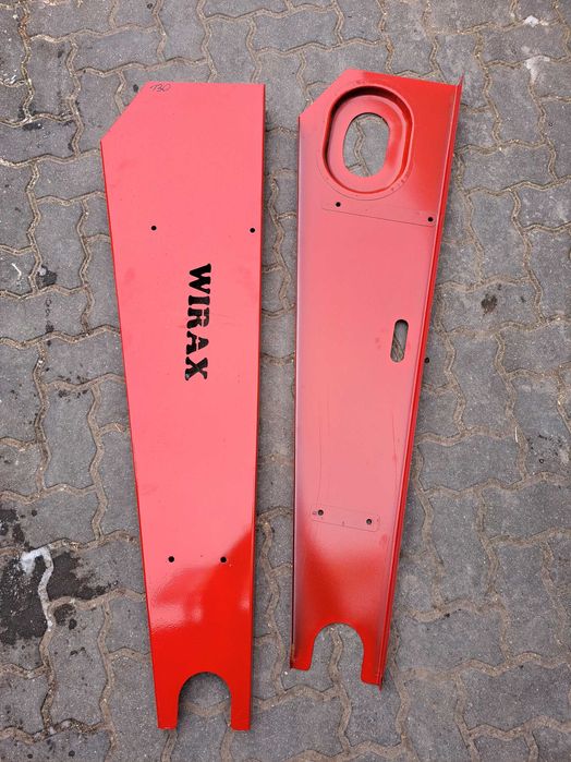 osłona pasków kosiarki rotacyjnej 165cm blaszana 1,65 pokrywa