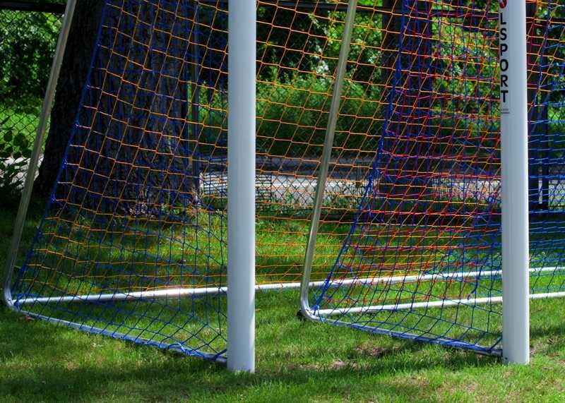 Bramka piłki nożnej Senior przenośna boiskowa Alu 7,32 x 2,44m siatka