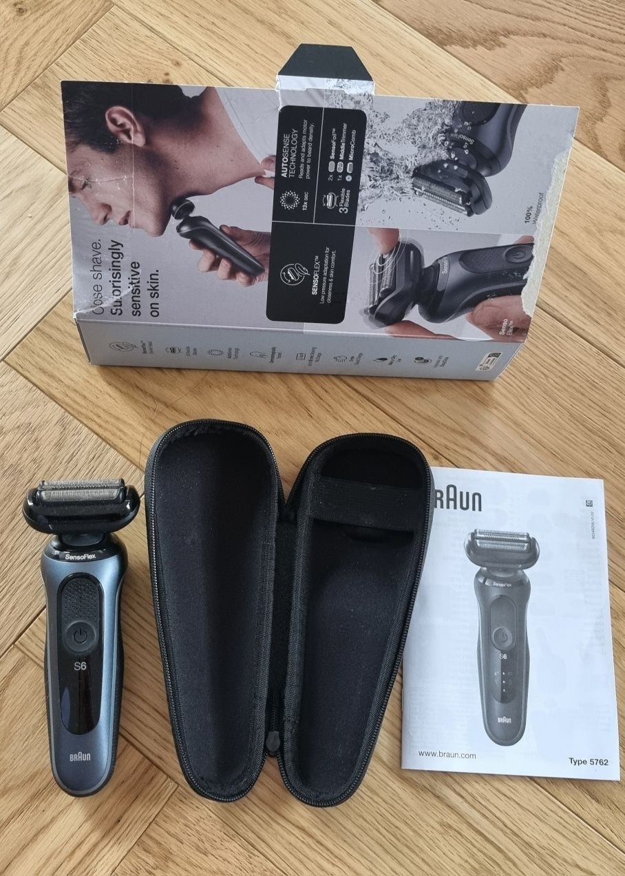 Golarka Braun 6 Sensitive on skin