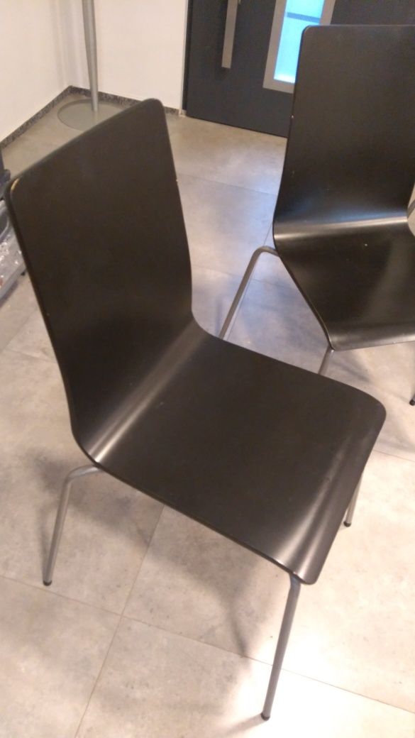 Krzesła, gięte drewno, Drewniane krzesła KENT, czarne
