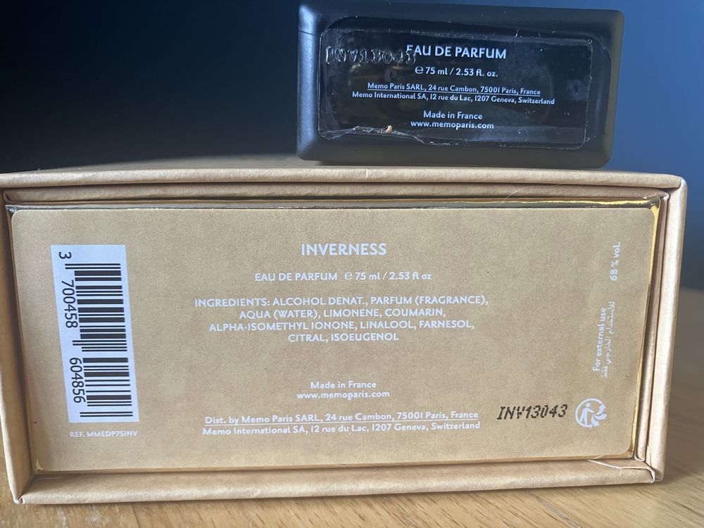 Memo Paris Inverness edp -/75ml