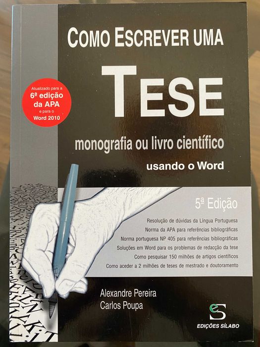Book "How to Write a Thesis" – Alexandre Pereira and Carlos Poupa64409514272771120