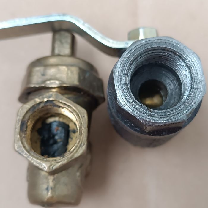 Шар Кран 1/2 дюйма+ газ кран СССР .