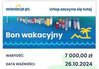 Voucher bon kupon do wakacje.pl na wycieczkę do Włoch