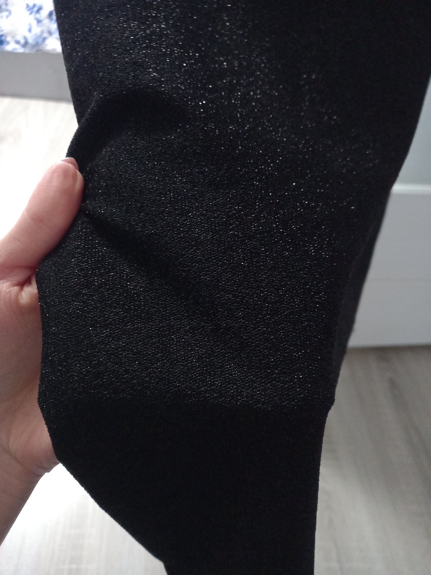 czarna sukienka mini xs