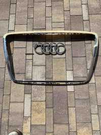 Молдинг хром Audi q5 2012 р решітка радіатора решетка емблема