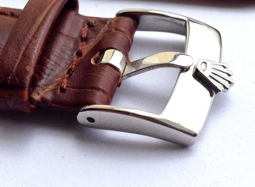 Klamerka zapięcie do zegarka Rolex sprzączka klamra 20mm złota srebrna