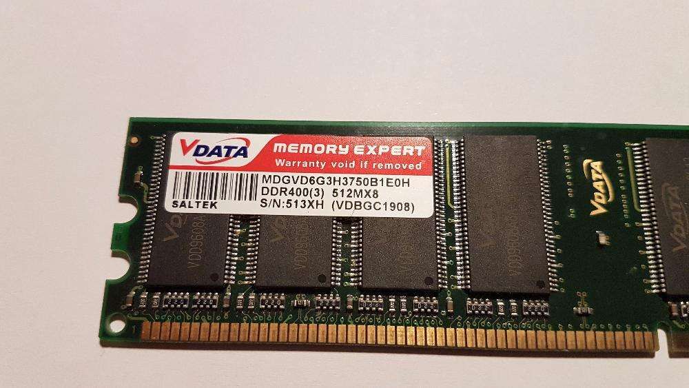 Memória RAM VDATA DDR400 512MB