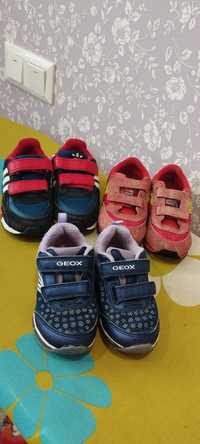 Кросівки на дівчинку, Geox, Adidas, Saucony, 15, 15,5, 16 см