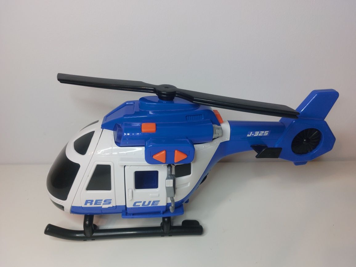 Helikopter flota miejska pojazd z dźwiękiem i ruchomym śmigłem