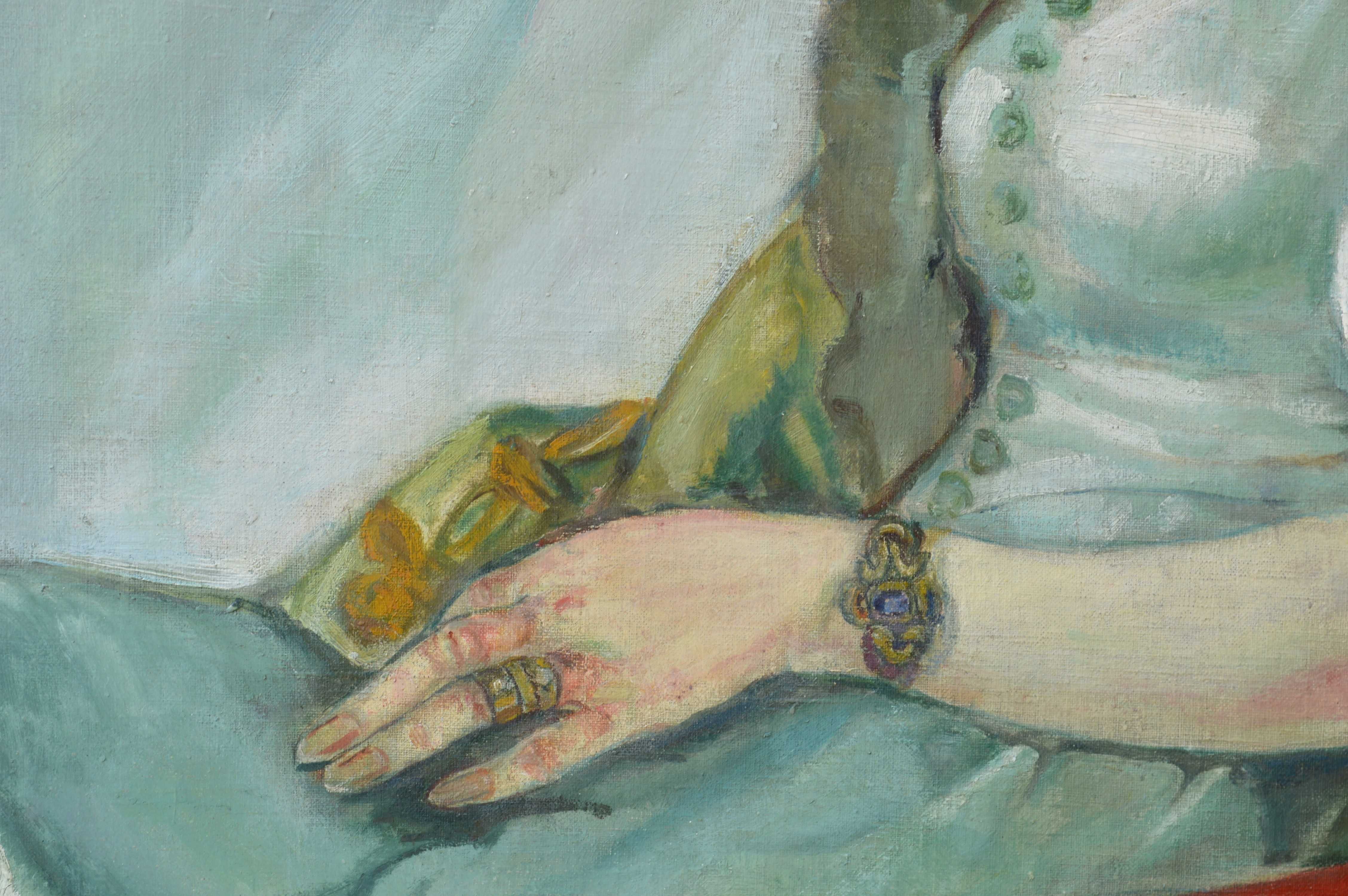 Картина Ерделі А.М. "Жіночий портрет" 1930-ті роки. Розмір 143х122 см.