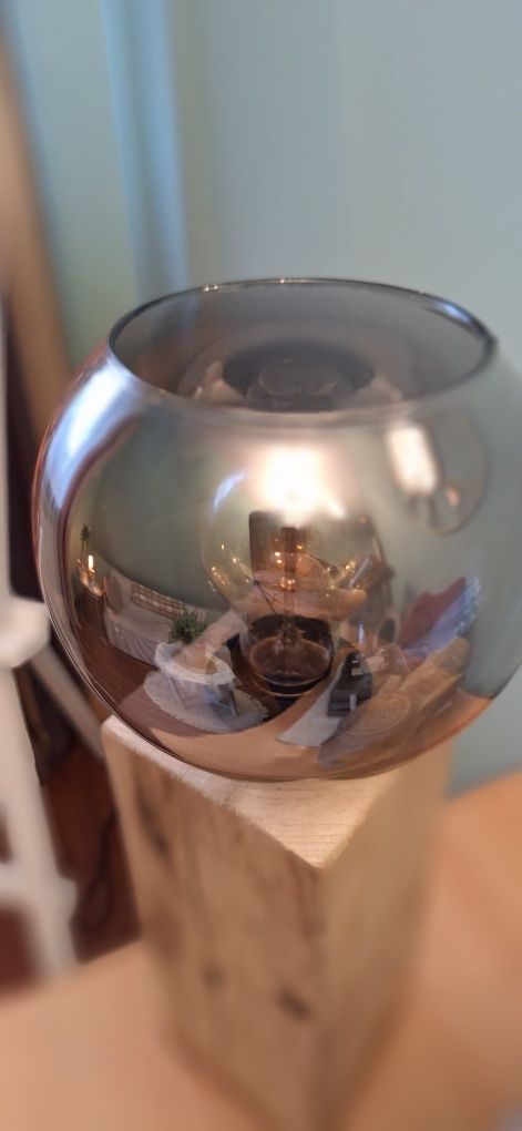 Lampa drewniana loft