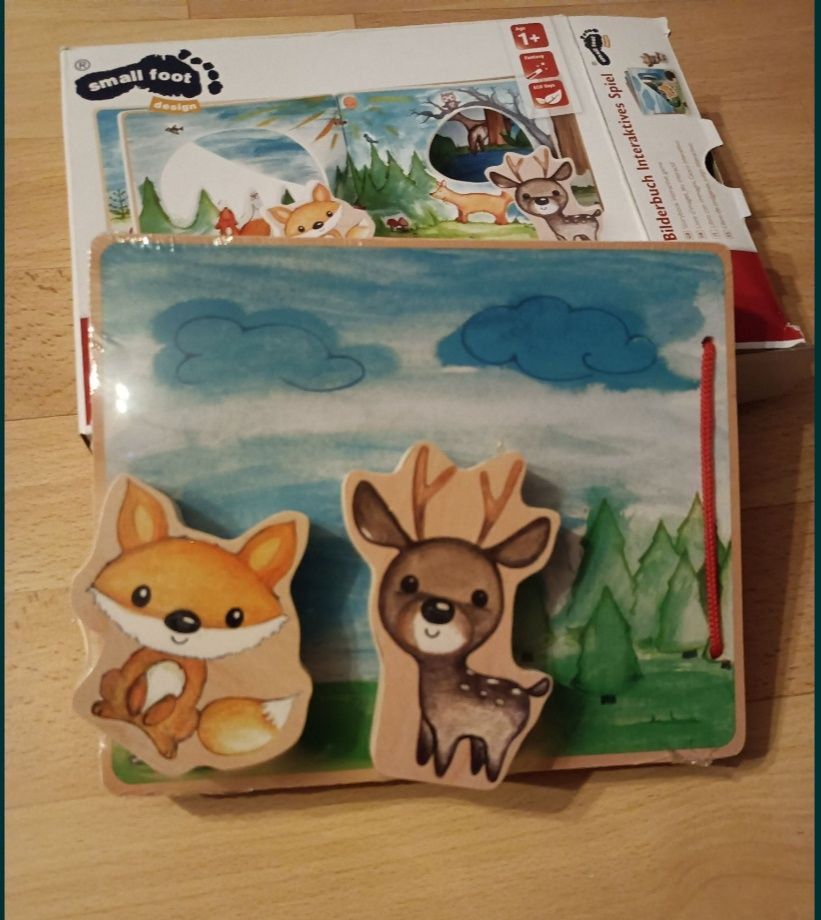 Książeczka dla dzieci i niemowląt Small foot design Montessori