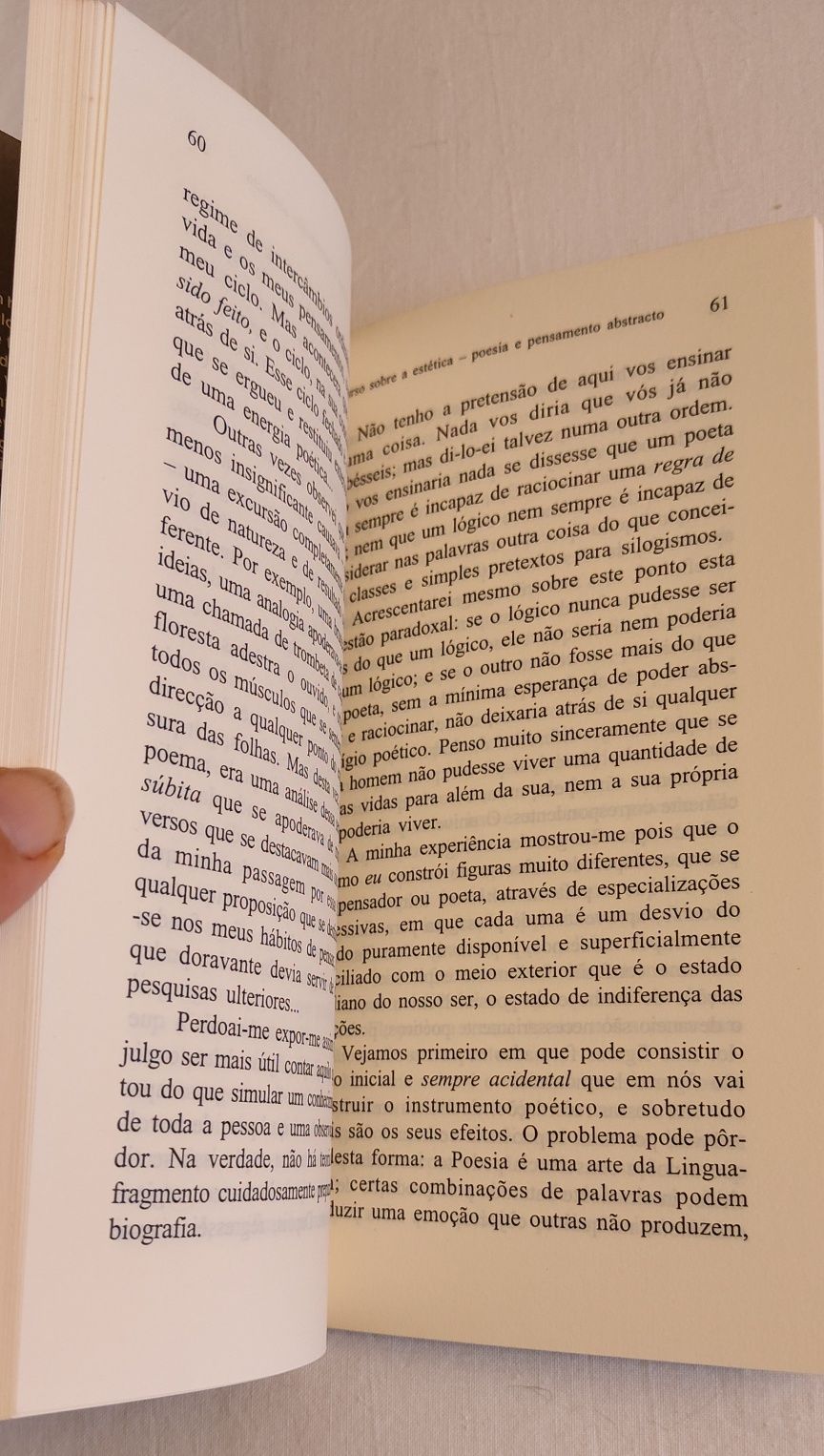 Discurso Sobre a Estética / Poesia e pensamento abstrato