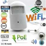 Ukryta kamera szpiegowska IP 5Mpx w czujce ruchu PIR - WiFi, PoE Onvif