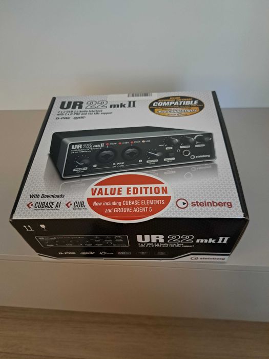 Steinberg UR22 mkII – interfejs audio USB (Value Edition, Cubase)