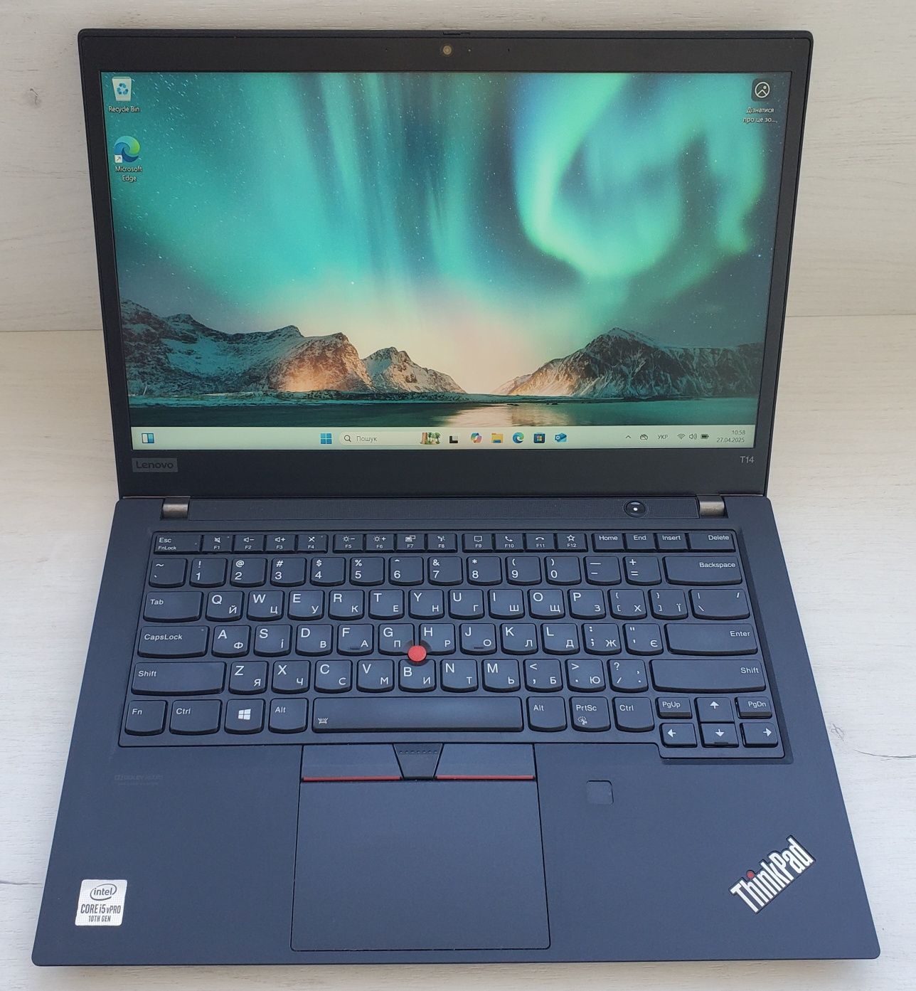 Lenovo ThinkPad T14 8/256GB Windows 11 FullHD IPS i5-10310U 2020 р