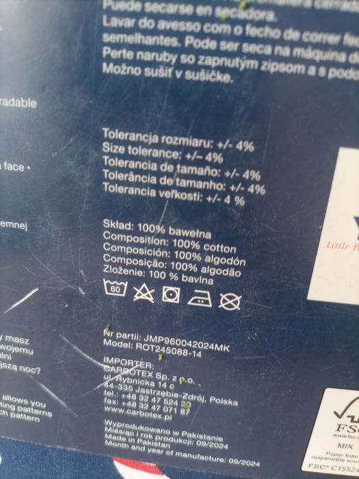 Pościel świąteczna bawełna 100% Smukee 220/200cm komplet pościeli