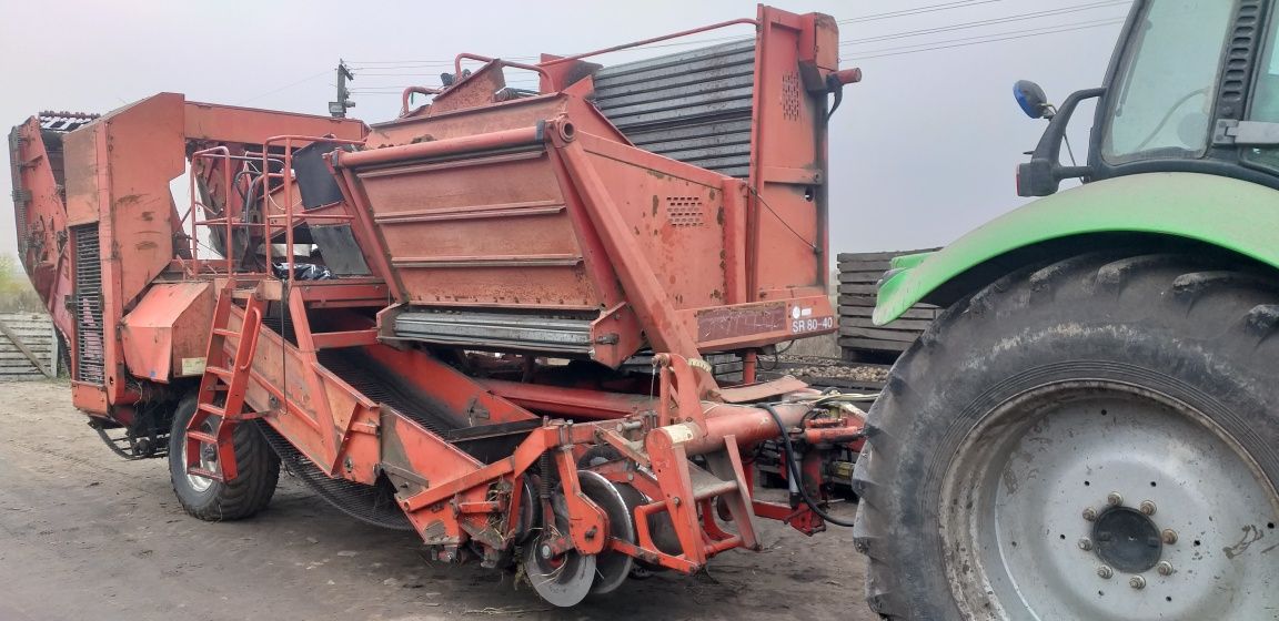 Причіпний картоплезбиральний  комбайн GRlMME 80-40 і Grimme SL 750