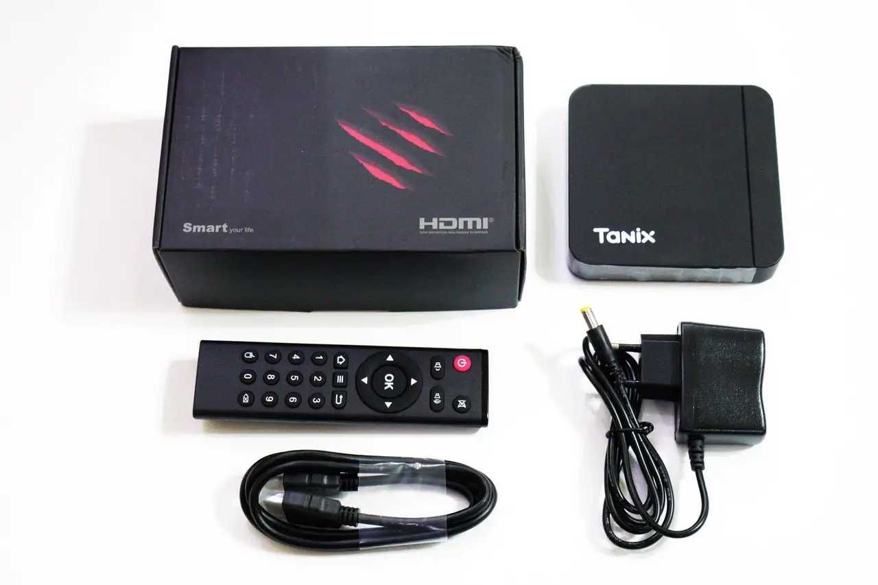 TANIX W2 IPTV Smart TV Box 4/32 ATV "Белые Часы" 100% оригинал