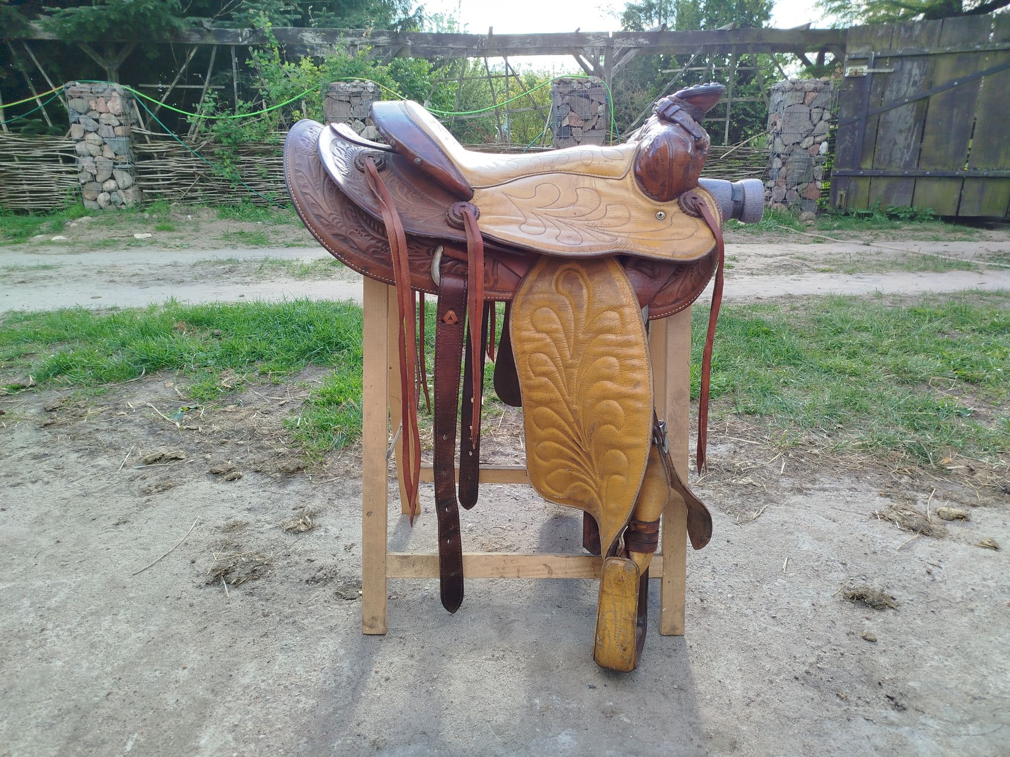 Siodło westernowe 15" roper ranczerskie